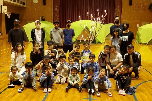 令和3年10月2日（土曜日）絆が深まった江ノ島幼稚園親子キャンプ