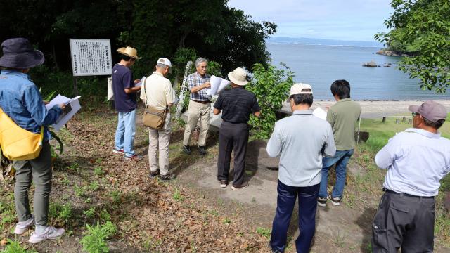 見て、聞いて、垂水をもっと知る垂水市史談会による文化財巡り