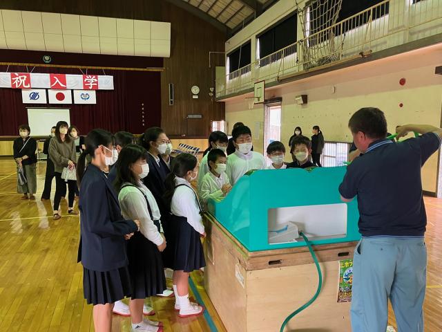 災害について親子で学ぼう協和小学校で親子防災教室