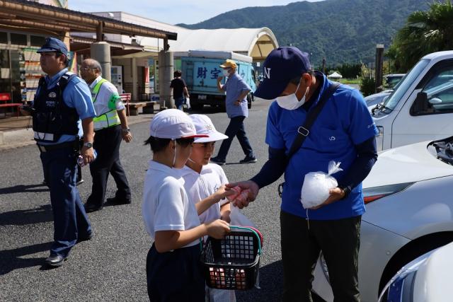 秋の全国交通安全運動出発式