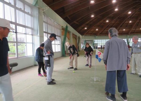 垂水市高齢者クラブ連合会総会・グラウンドゴルフ大会