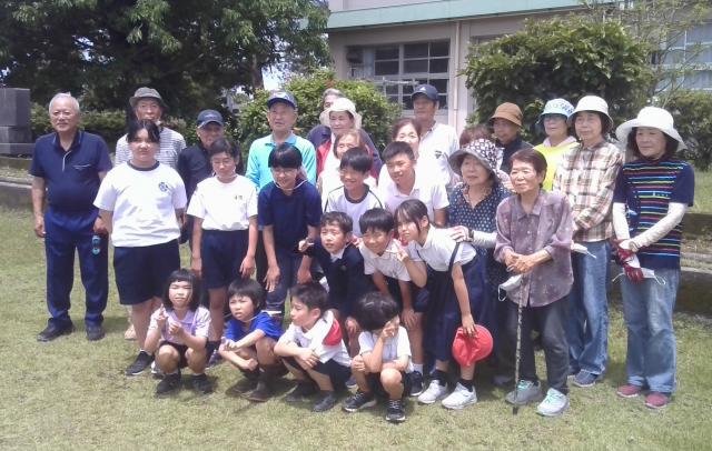 新城小学校地域の方々とのふれあい活動