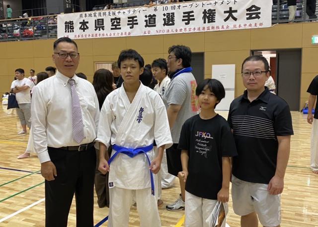 極真会館若獅子会垂水川南道場のメンバーが大活躍