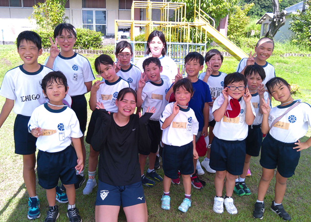 鹿屋体育大学の学生による授業を実施