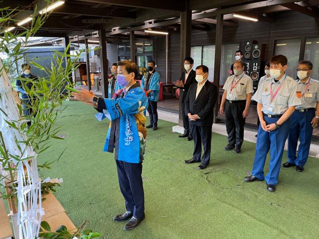 令和4年7月15日（金曜日）令和4年度猿ヶ城渓谷森の駅たるみず安全祈願祭2