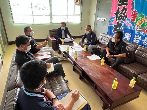 令和4年9月22日（木曜日）垂水市漁協、牛根漁協との意見交換会2