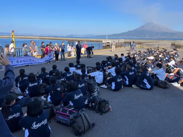 令和5年10月25日（水曜日）広島市立井口台中学校の教育旅行受入開村式3