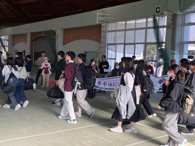 令和5年10月30日（月曜日）大阪府立北千里高等学校の教育旅行受入開村式3