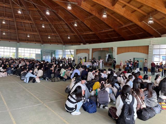 令和5年10月30日（月曜日）大阪府立北千里高等学校の教育旅行受入開村式2