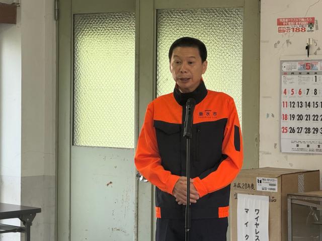 令和7年5月27日（火曜日）令和7年度垂水市総合防災訓練2