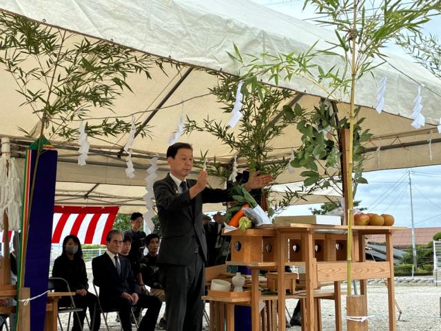 令和7年9月11日（木曜日）柊原団地建替工事安全祈願祭1