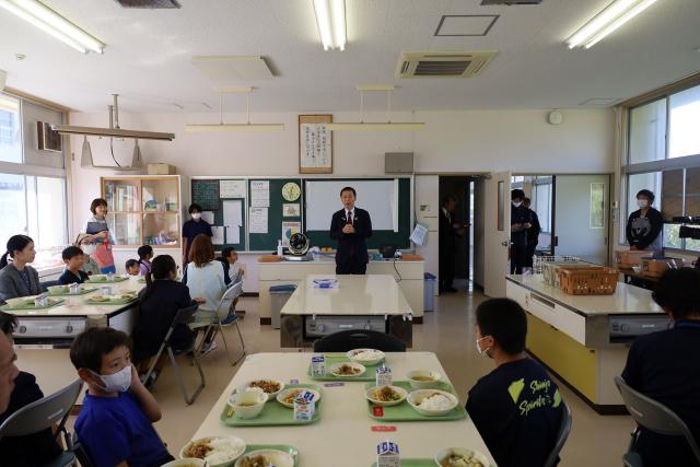 令和7年11月7日（金曜日)学校給食献立（ふるさと納税関係）における食材の無償提供2