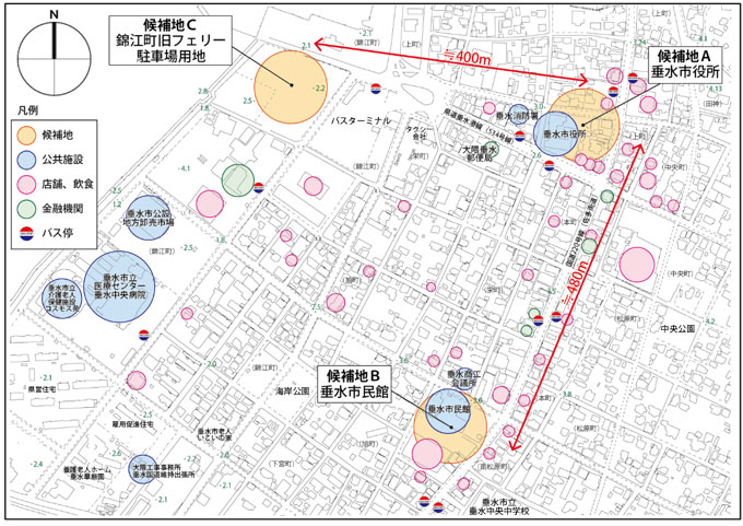 候補地図