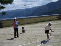 ソフトボール投げ