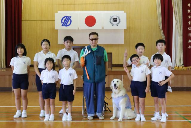 盲導犬について正しい知識を学ぼう！松ケ崎小学校で盲導犬キャラバン伝統行事「おろごめ」