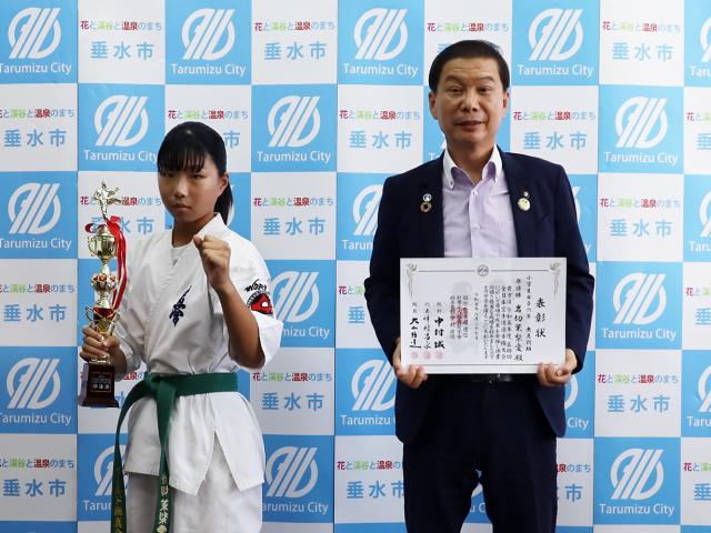 岩切茉梨愛さん第4回全日本空手道選手権大会で準優勝の快挙！