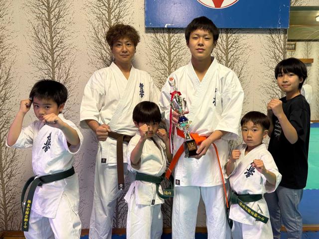 極真会館若獅子会垂水川南道場メンバーが大活躍