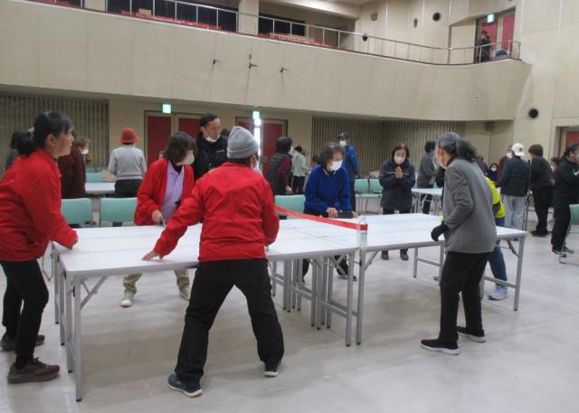 地区別対抗卓球バレー交流大会