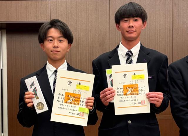 本市出身の美坂さん・深見さんがソフトテニス競技で大活躍