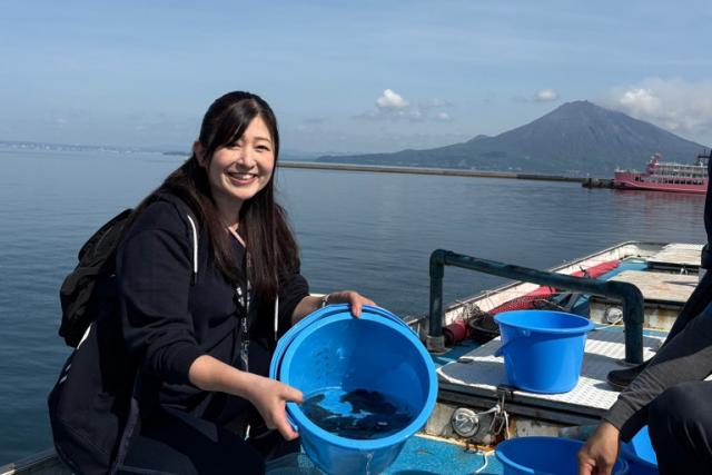 赤ちゃんヒラメ垂水の海へテイク・オフ！