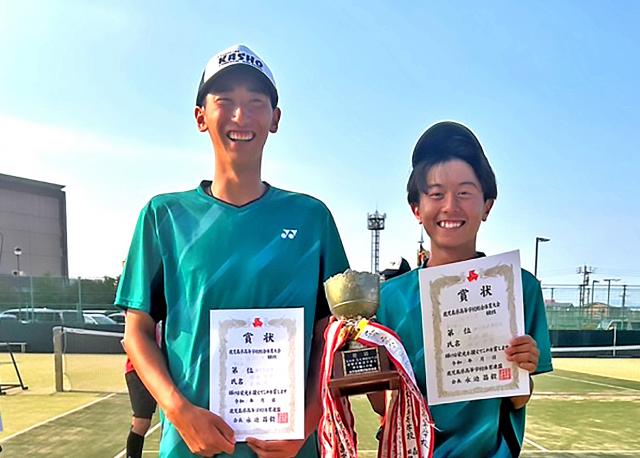 垂水市出身の3人がソフトテニス競技のインターハイで活躍