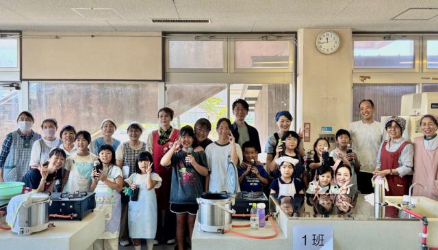 夏の親子料理教室