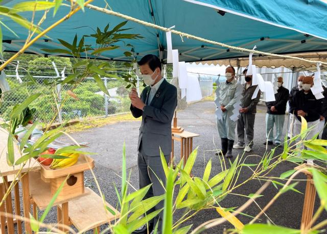 令和4年5月16日（月曜日）内ノ野浄水場水神祭1