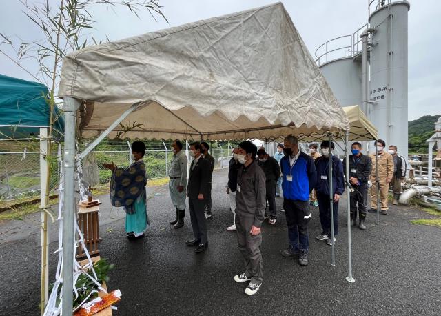 令和4年5月16日（月曜日）内ノ野浄水場水神祭2