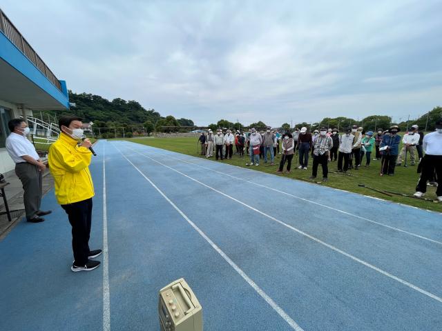 令和4年5月20日（金曜日）垂水市老人クラブ連合会グラウンドゴルフ大会01