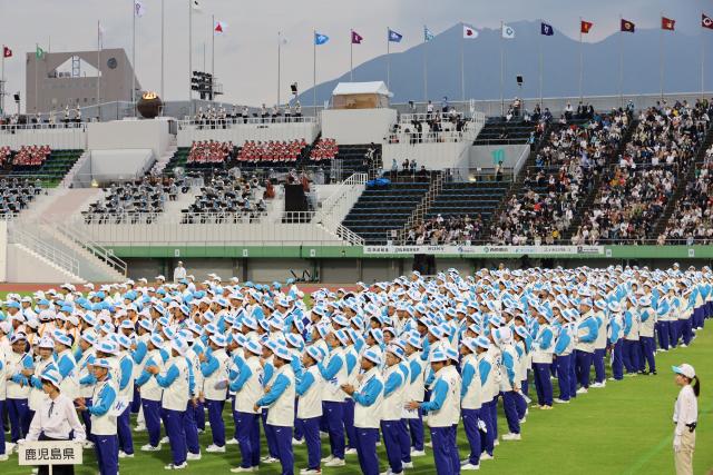 令和5年10月7日（土曜日）特別国民体育大会燃ゆる感動かごしま国体の総合開会式3