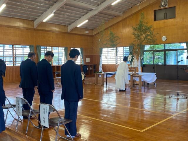 令和7年10月25日（土曜日）鹿児島県立垂水高等学校創立100周年記念式典2