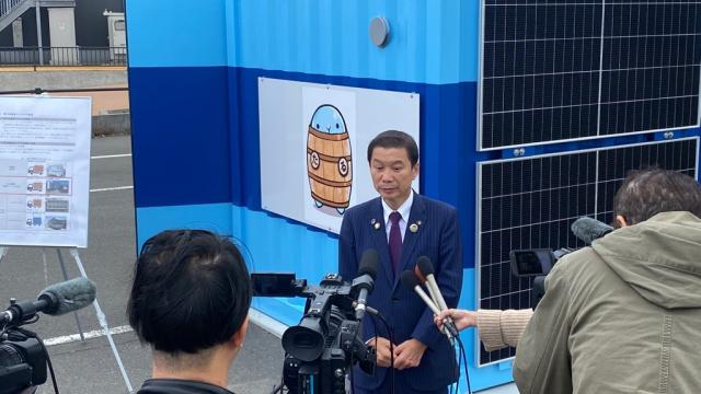 令和8年3月30日（月曜日)道の駅たるみずはまびら防災用コンテナ型トイレ取扱説明会2