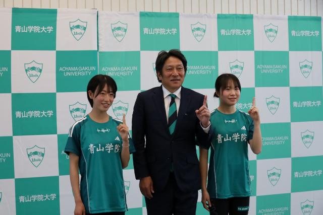 令和8年4月4日（土曜日)青山学院大学女子駅伝チーム創設の記者会見3