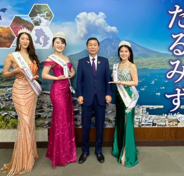 令和8年4月1日（水曜日)BEST OF MISS KAGOSHIMAの皆様が市長室を訪問