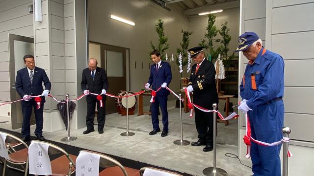 令和8年4月15日（水曜日)第一分団詰所完成式典1