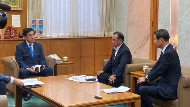 令和8年5月8日（金曜日)鹿児島県市長会による県知事への要望活動1