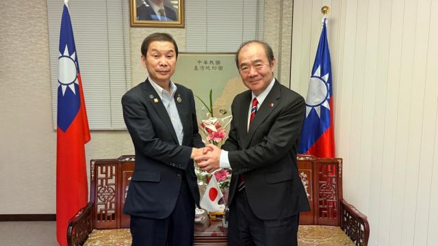 令和8年7月10日（金曜日)台北駐福岡経済文化弁事処（駐福岡台湾総領事館）の陳総領事を表敬訪問