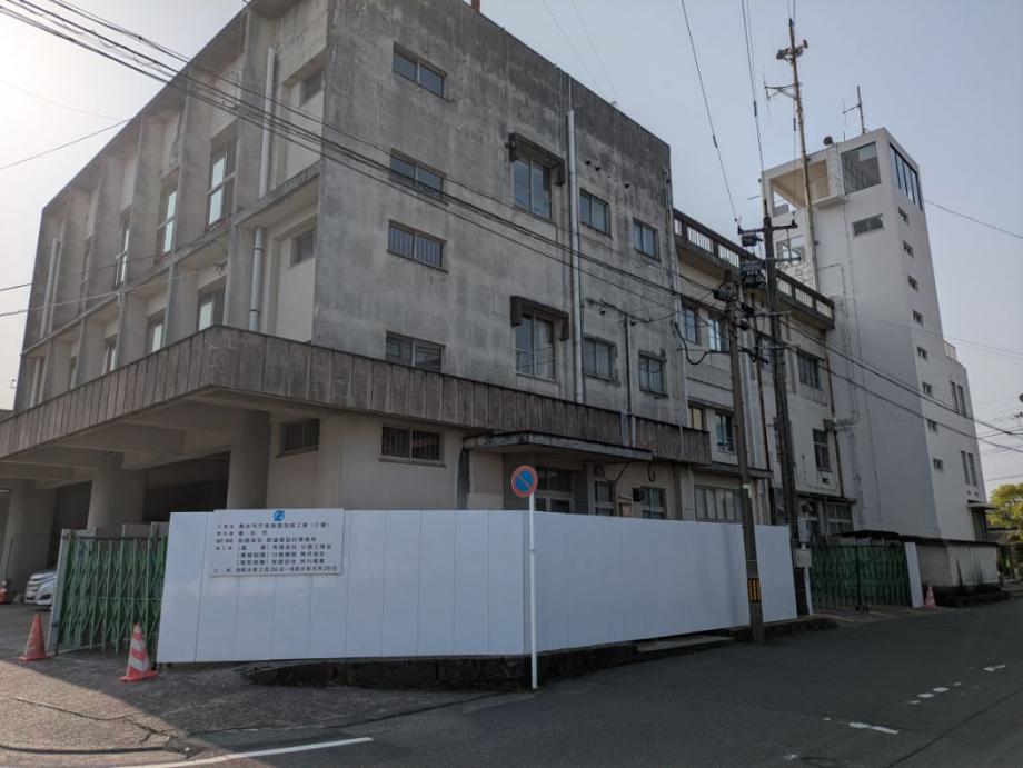 2期仮設間仕切り