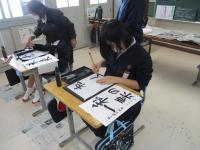 書き初め会2