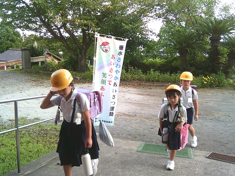 あいさつ運動登校指導強調週間2